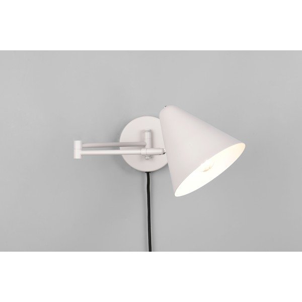 Ziloņkaula krāsas sienas lampa ar saliekamu konstrukciju ar vadu ø 15 cm Cosima – Trio-image-1