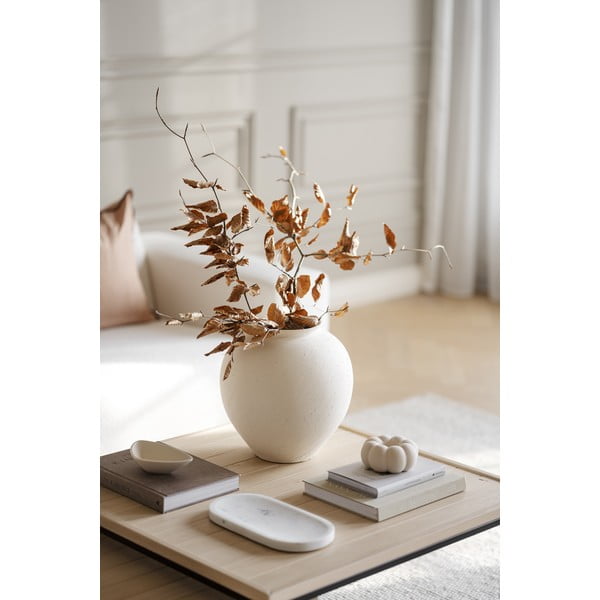 Dabīga toņa žurnālgaldiņš ar ozola masīvkoka galda virsmu ø 80 cm Deerfield – Rowico-image-4