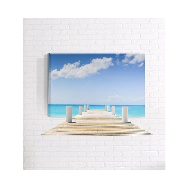 3D sienas glezna Mosticx pludmale, 40 x 60 cm