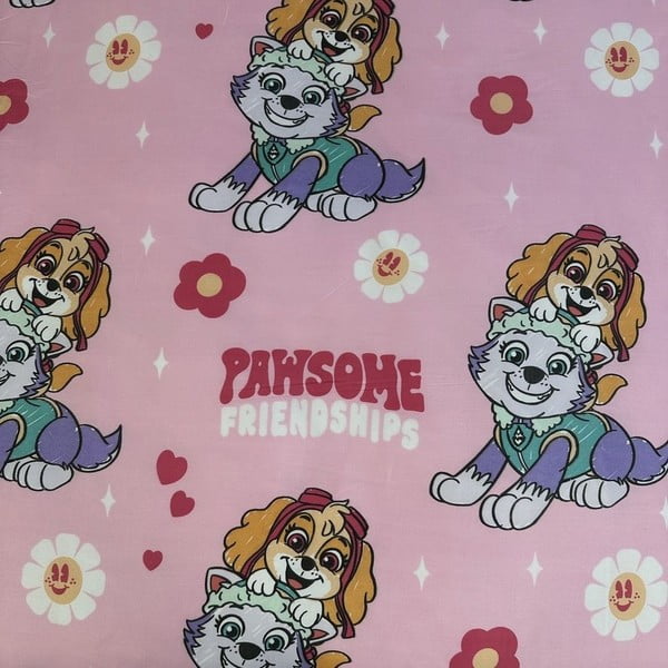 Mikrošķiedras bērnu gultas veļa vienvietīgai gultai 140x200 cm Paw Patrol – Jerry Fabrics-image-4