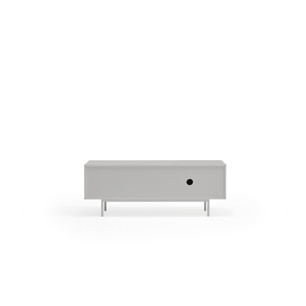 Pelēks/dabīga toņa TV galdiņš ar ozolkoka imitāciju 140x52 cm Sierra – Teulat-image-4