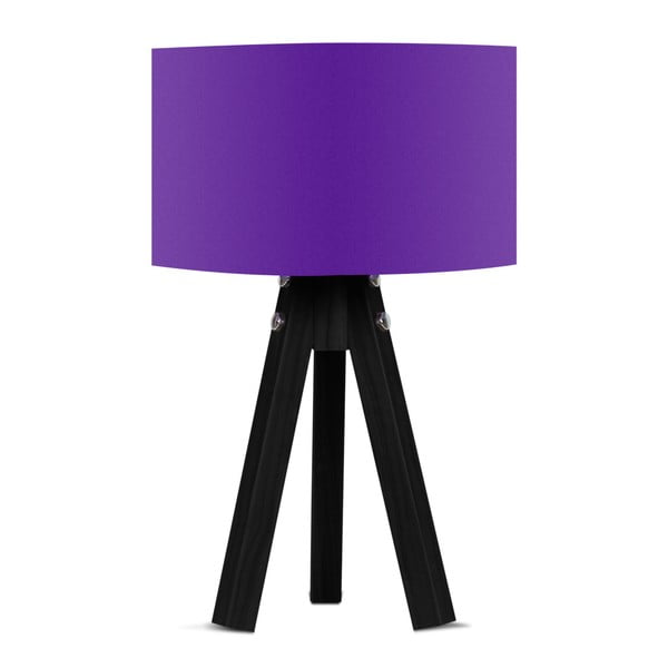 Galda lampa ar violetu abažūru Kate Louise Blackie