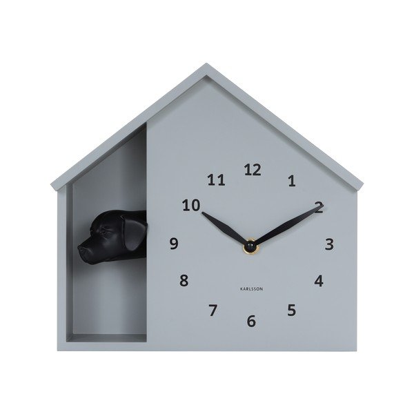 Sienas pulkstenis Peeking Doggy – Karlsson