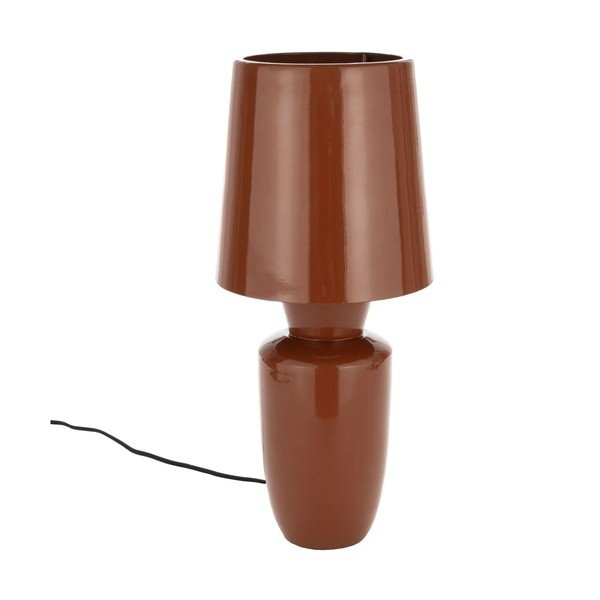 Terakotas oranža metāla galda lampa ar metāla abažūru (augstums 42 cm) Classy – Zuiver