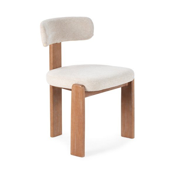 Krēmkrāsas polsterēti pusdienu krēsli (2 gab.) Nadia – MOME-image-2