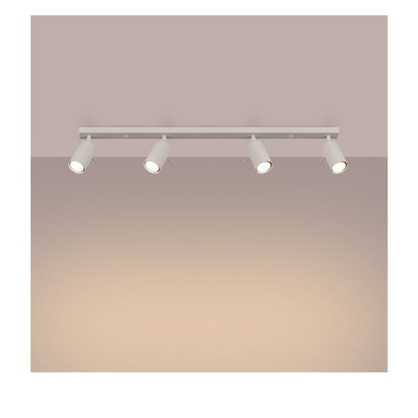 Krēmkrāsas prožektora tipa lampa 6x81 cm Etna – Sollux-image-3