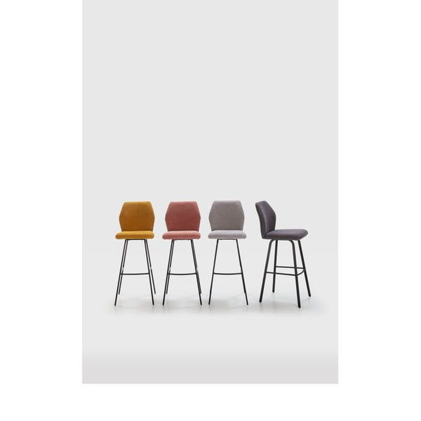 Sinepju dzelteni bāra krēsli (2 gab.) 75 cm Pol – Marckeric-image-1