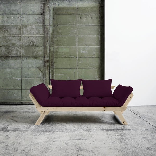 Maināms dīvāns Karup Bebop Natural/Purple Plum