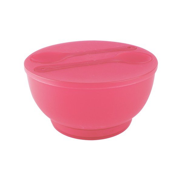 Atdzesēta salātu bļoda, rozā krāsā-image-1