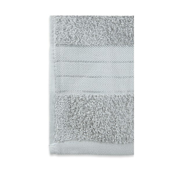 Gaiši pelēki frotē kokvilnas dvieļi (4 gab.) 50x100 cm – Good Morning-image-2