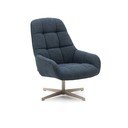 Dūmakaini zils grozāms atpūtas krēsls Jaspe – Kave Home