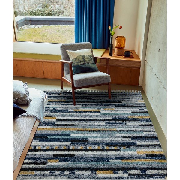 Zils paklājs Asiatic Carpets Emir, 200 x 290 cm-image-4