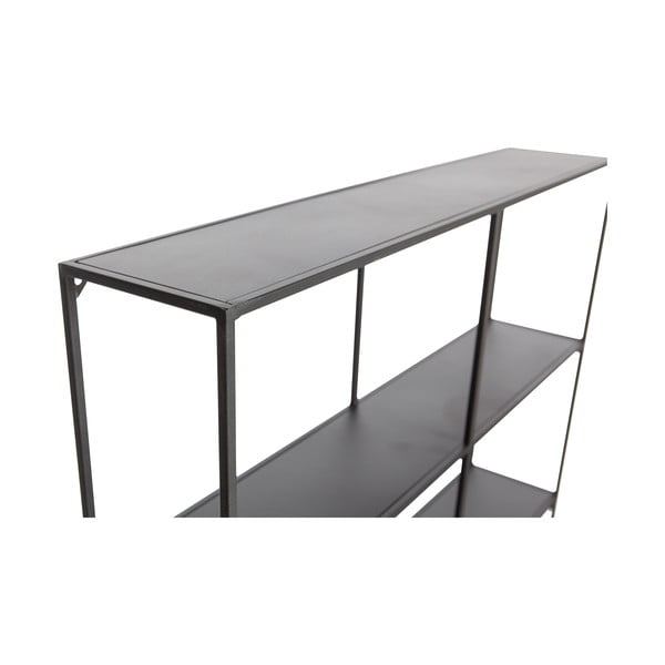 Melns daudzlīmeņu metāla sienas plaukts Meert – WOOOD-image-3