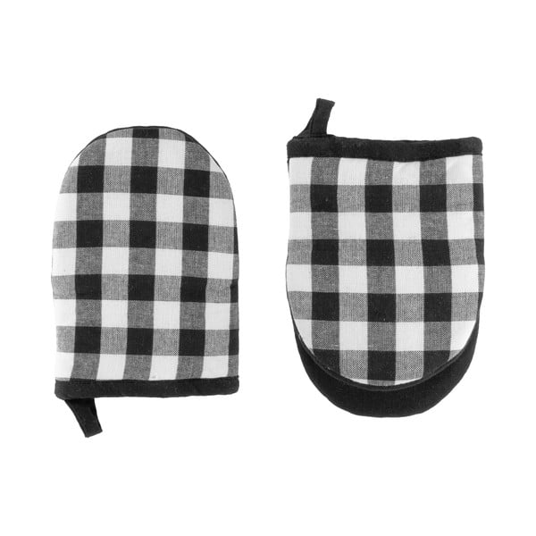 Kokvilnas virtuves cimdi (2 gab.) Gingham – Tiseco Home Studio