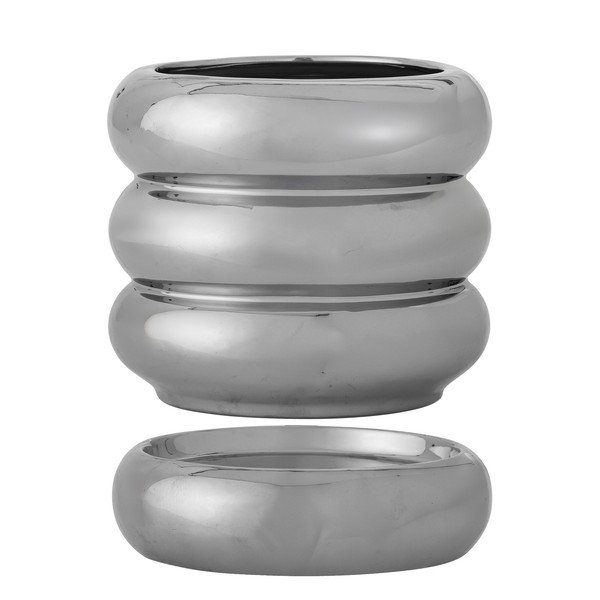 Akmensmasas puķu poda apvalks ø 16 cm Shine – Bloomingville-image-2