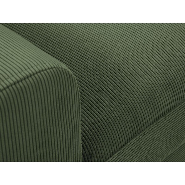 Zaļš stūra velveta dīvāns Kooko Home Jazz, labais stūris-image-1