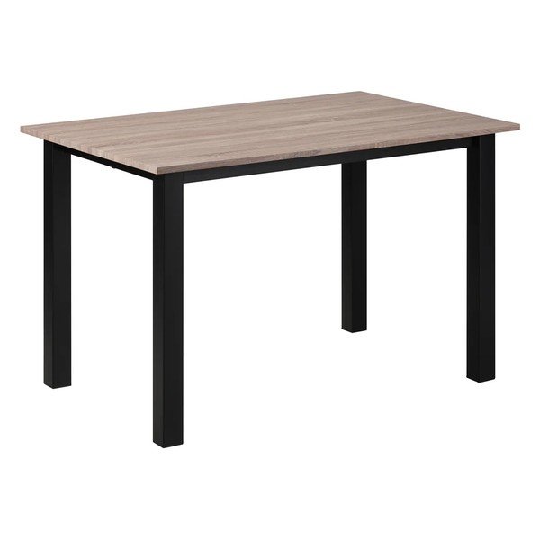 Ēdamgalds ar ozolkoka imitācijas galda virsmu 80x120 cm Durham – Støraa
