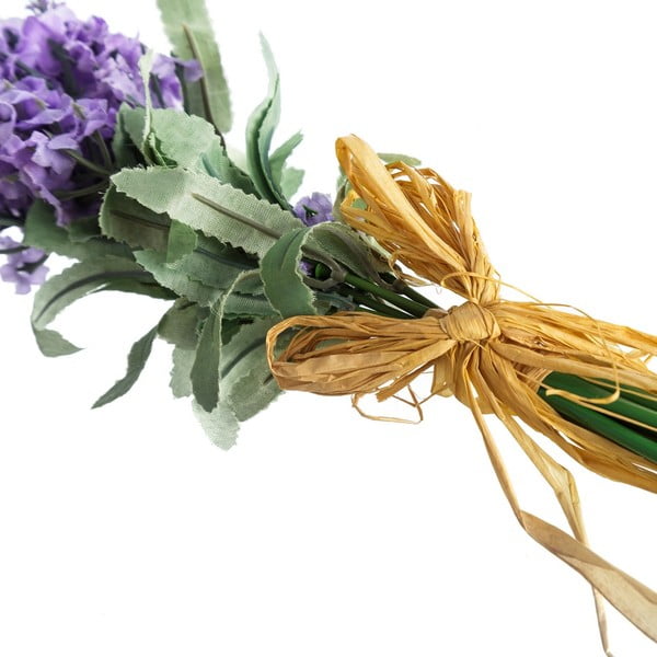 Mākslīgie augi (3 gab.) (augstums 32 cm) Lavender Bouquet – Casa Selección-image-3