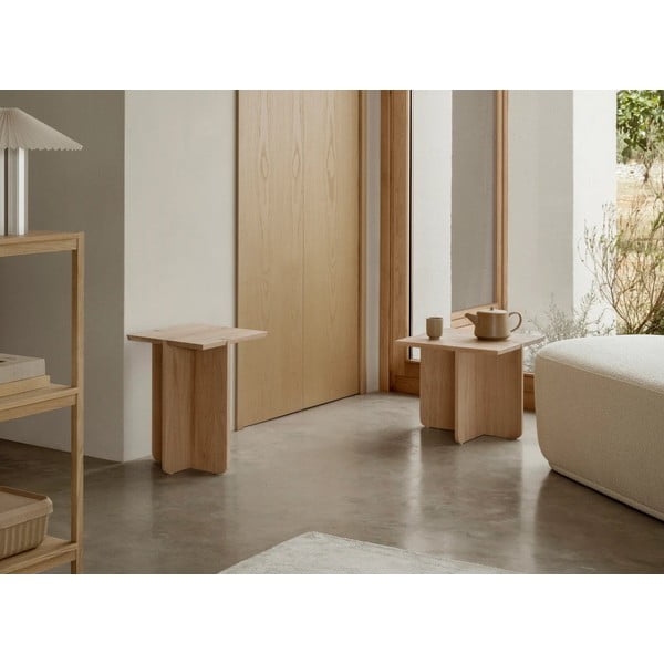 Ozola masīvkoka sānu galdiņš 45x45 cm Engawa – Blomus-image-4