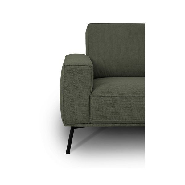 Tumši zaļš stūra dīvāns no šenila auduma (ar labo stūri/L veida) Amsterdam – Scandic-image-4