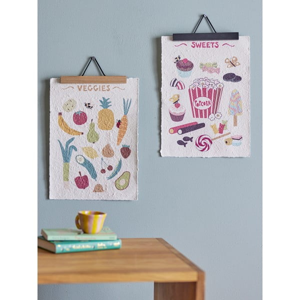 Bērnu plakāti (2 gab.) 26x35 cm Papio – Bloomingville Mini-image-2