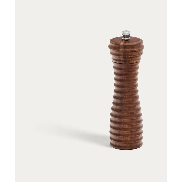 Dabīga toņa koka sāls un piparu dzirnaviņas Rommu – Kave Home-image-3