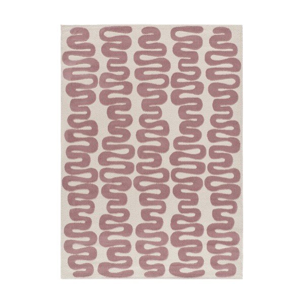 Rozā/krēmkrāsas paklājs 120x170 cm Flashy – Universal