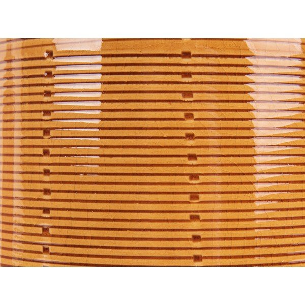 Oranža keramikas vāze PT LIVING Pudele, augstums 14 cm-image-3