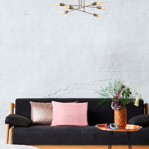 Zelta krāsas griestu lampa Fleur – Opviq lights-image-3