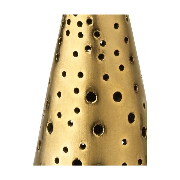 Porcelāna svečturis zelta krāsā Kähler Design Nobili, augstums 25,5 cm-image-1