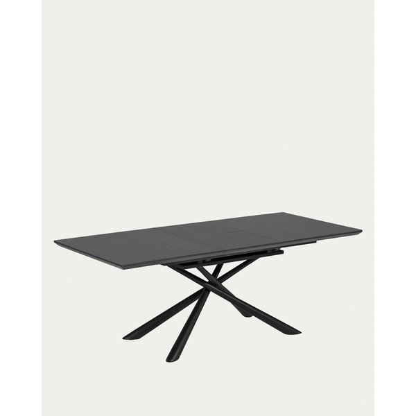 Izvelkams ēdamgalds ar papildu galda virsmu ar keramikas virsmu 90x160 cm Theone – Kave Home-image-4