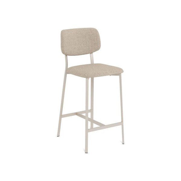 Bēši polsterēti bāra krēsli (2 gab.) (sēdekļa augstums 68,5 cm) Alison – Actona