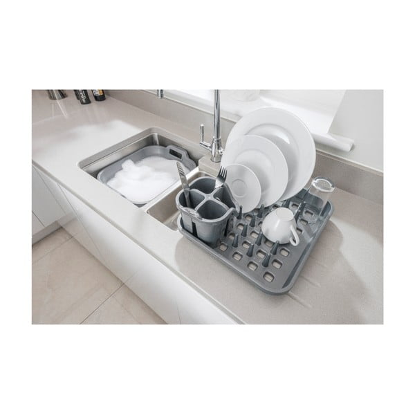 Pelēks galda piederumu žāvētājs Addis Signature-image-3