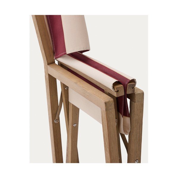 Bordo/bēšs dārza krēsls Vilara – Kave Home-image-4