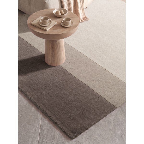 Brūns/krēmkrāsas vilnas paklājs 120x170 cm Edmund – Villeroy&Boch-image-2