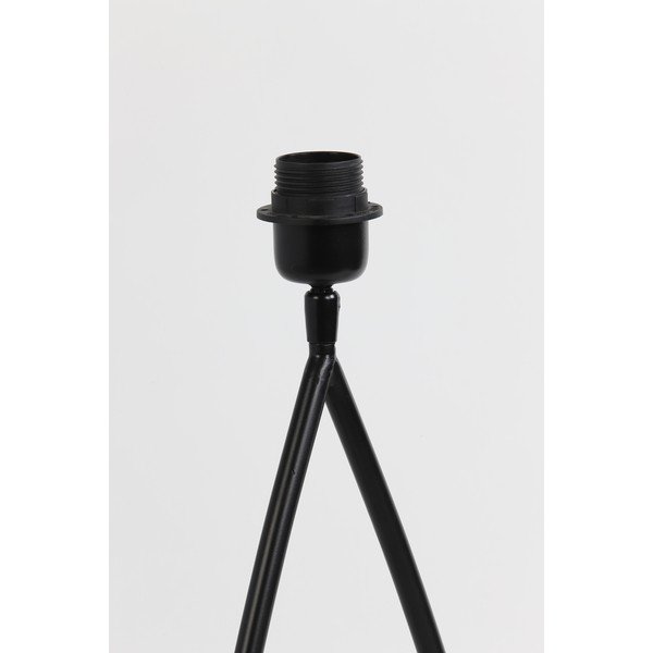 Matēti melna metāla galda lampas pamatne 51 cm Tamsu – Light & Living-image-2