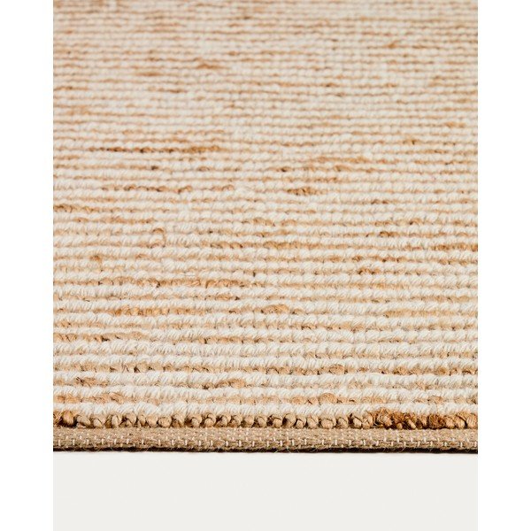 Dabīga toņa ar rokām darināts džutas paklājs 200x300 cm Derule – Kave Home-image-3