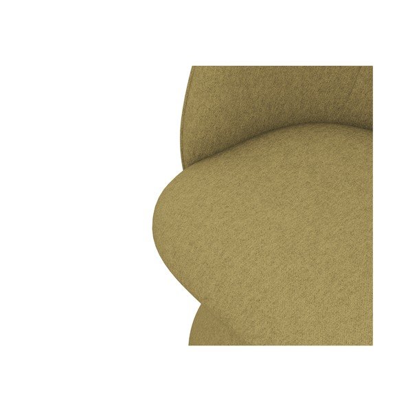 Sinepju dzeltens polsterēts ēdamistabas krēsls Maia – Makamii-image-4