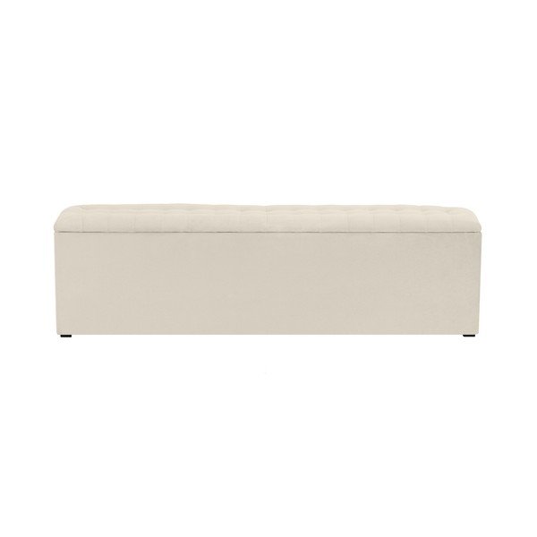Krēmkrāsas osmanu ar uzglabāšanas vietu Windsor & Co Sofas Nova, 200 x 47 cm-image-1