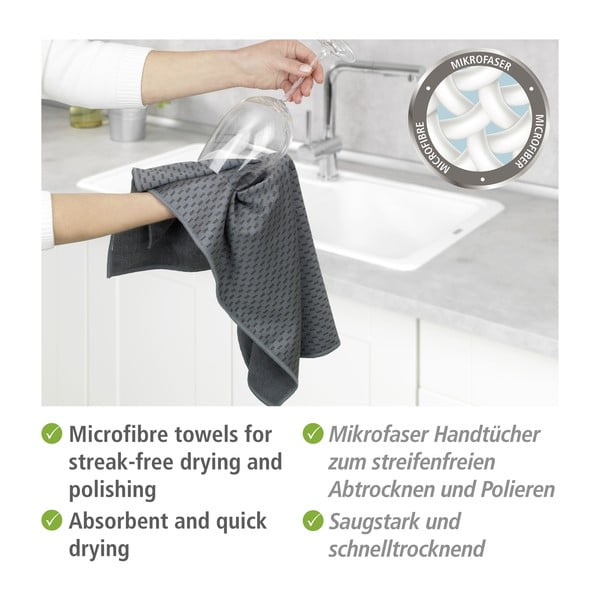 Mikrošķiedras trauku dvieļi (2 gab.) 40x60 cm Miko – Wenko-image-4