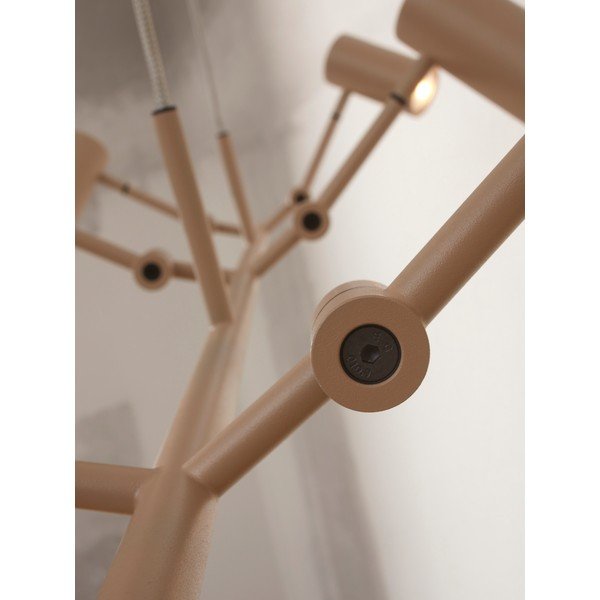 Bēša piekaramā lampa ar metāla abažūru Montreux – it's about RoMi-image-4