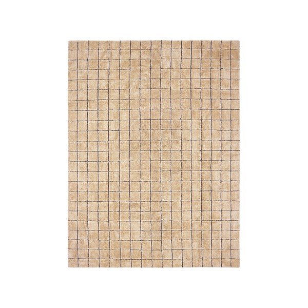 Dzintara dzeltens ar rokām darināts vilnas paklājs 170x240 cm Mosaic Amber – Lorena Canals