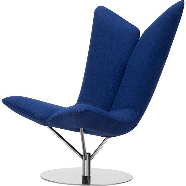 Tumši zils grozāms krēsls Softline Angel-image-2