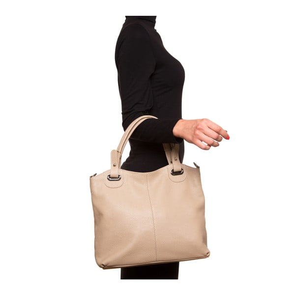 Pelēki brūna ādas somiņa Luisa Vannini Nena-image-4