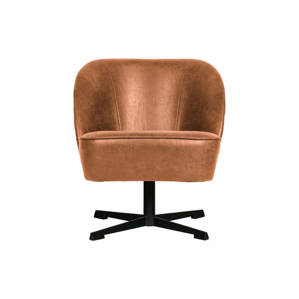 Brūns ādas grozāms krēsls BePureHome Vogue Cognac