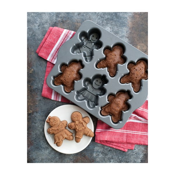 6 kēksiņu formas sudraba krāsā Nordic Ware Girls And Boys, 1,1 l-image-2