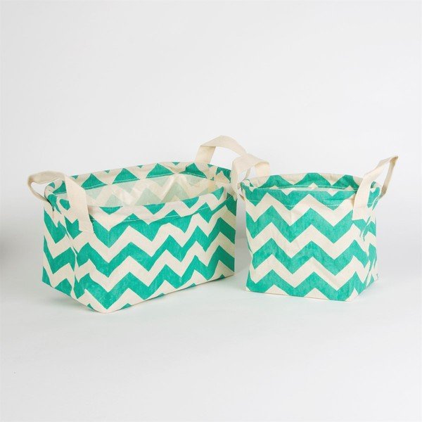 2 zilu grozu komplekts Sass & Belle Chevron-image-2
