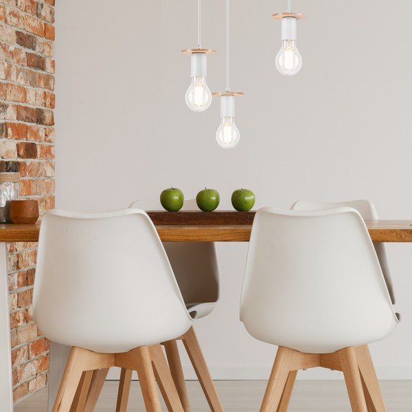 Balta piekaramā lampa Angelina – LAMKUR-image-2