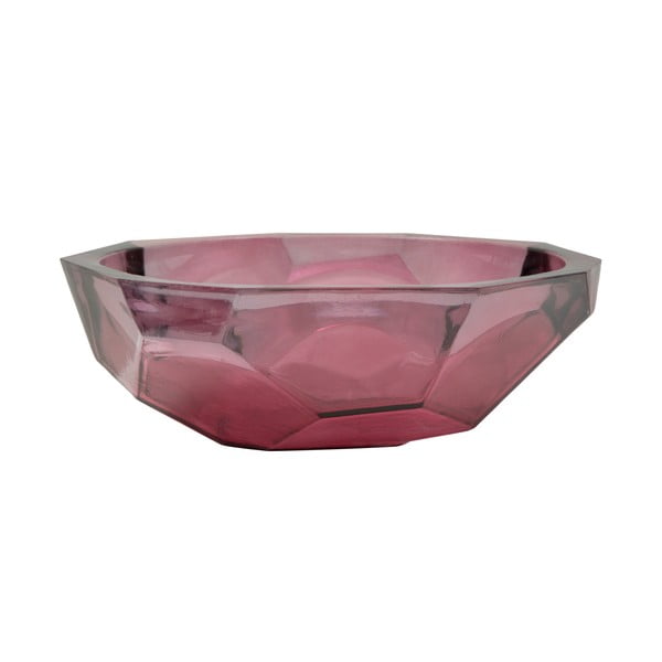 Rozā pārstrādāta stikla trauks Mauro Ferretti Stone, ø 25 cm-image-2
