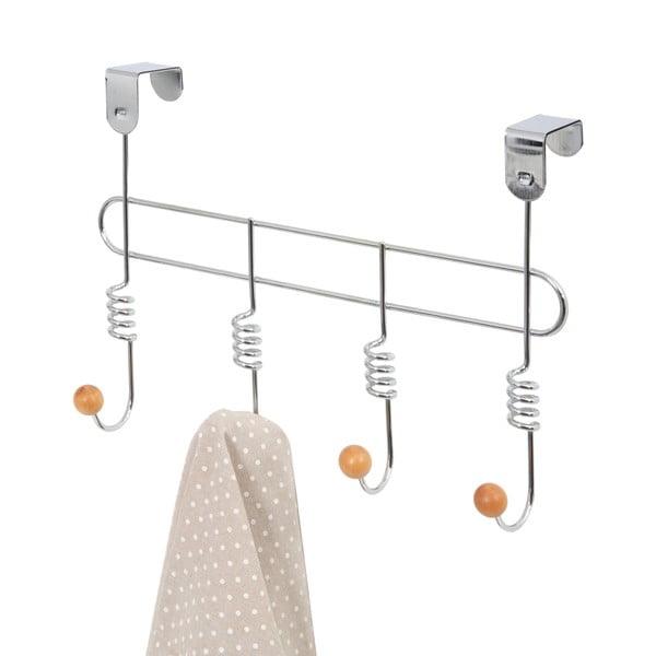 Metāla durvju pakaramais sudraba krāsā 33 cm Spirale – Compactor-image-2